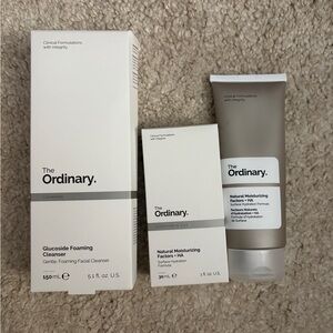 The Ordinary Cleanser & Moisturizer